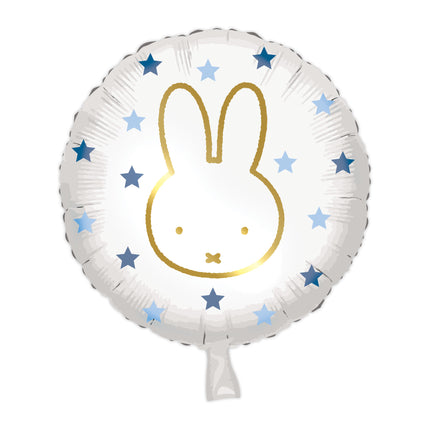 Ballon à l'hélium Miffy Bleu Vide 45cm