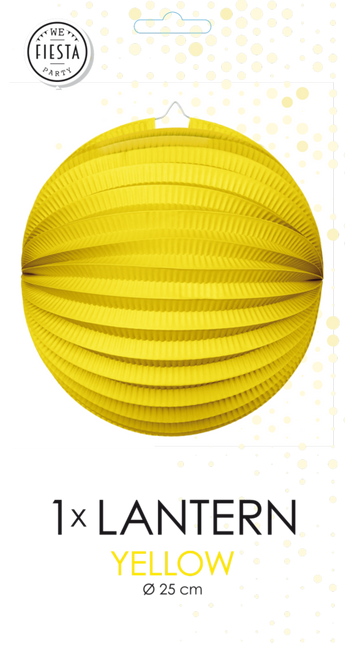 Lampion jaune 25cm