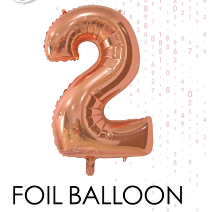 Ballon de baudruche Figure 2 Rose Gold 66cm