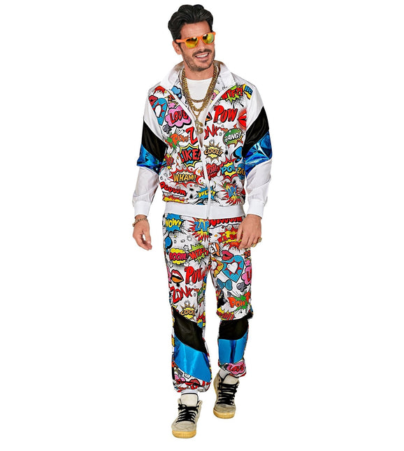 Neon 80S Tracksuit Error Pop Art