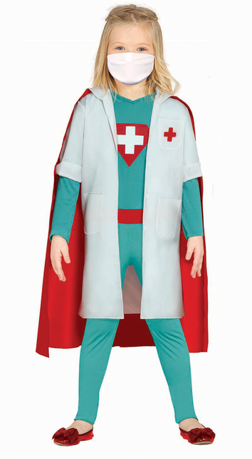 Costume de médecin super héroïne enfant