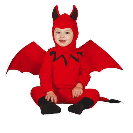 Costume de diable bébé avec queue