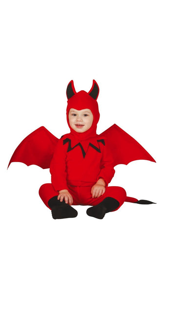 Costume de diable bébé avec queue