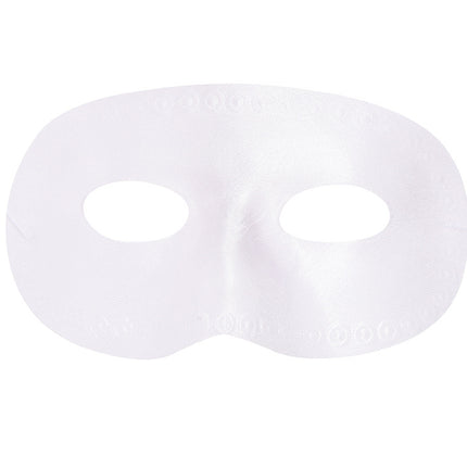 Masque de soie blanche