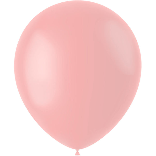 Ballons de baudruche rose pâle rose poudré 33cm 50pcs
