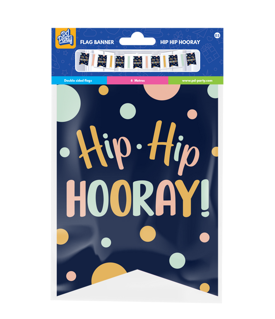 Bunting Hip Hip Hooray 6m