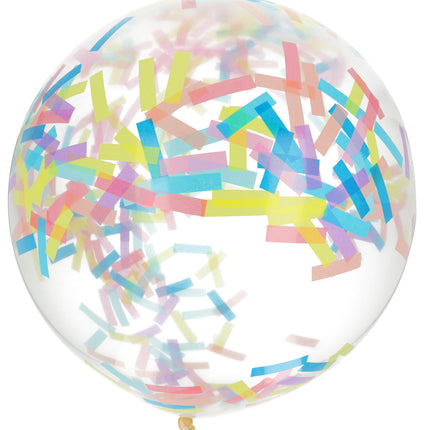 Ballon Confetti Pastel 61cm