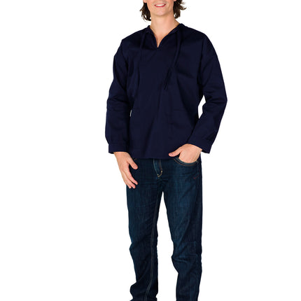 Blouse de fermier Hommes Bleu foncé