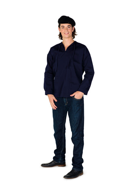 Blouse de fermier Hommes Bleu foncé