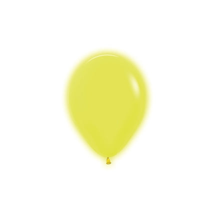 Ballons Néon Jaune 12cm 50pcs