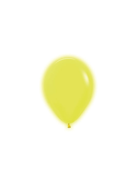 Ballons Néon Jaune 12cm 50pcs