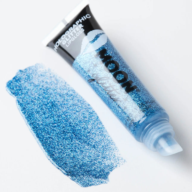 Moon Glitter Brillant à lèvres holographique bleu 15ml