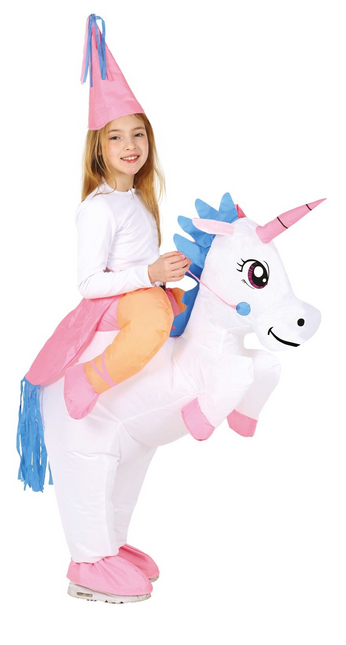 Costume de licorne gonflable Enfant 7/9 ans