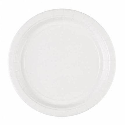 Assiettes blanches 23cm 8pcs