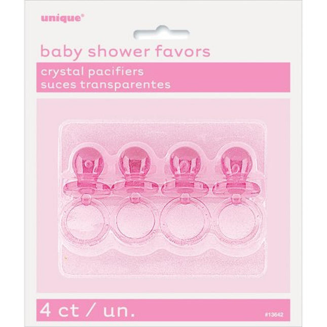 Tétines pour bébés Crystal Pink 4pcs