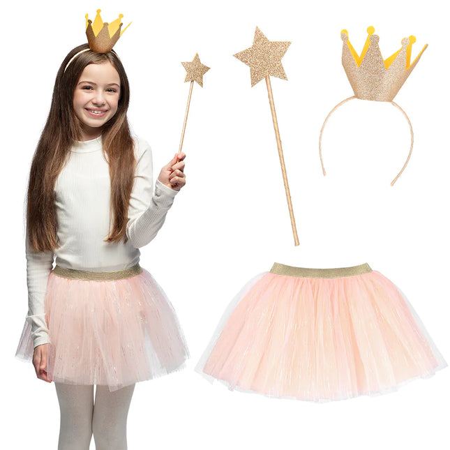 Ensemble d'accessoires de princesse fille 3 pièces