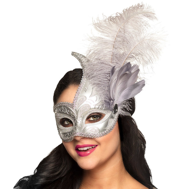 Masque pour les yeux Venice Prezioso Silver