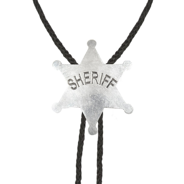 Collier de cow-boy étoile de shérif