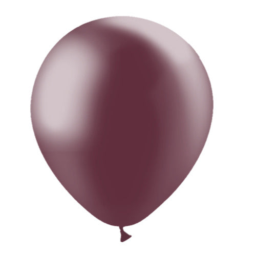 Ballons de baudruche rouge bordeaux métallisés 30cm 10pcs