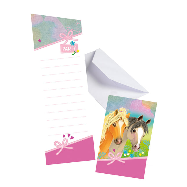 Invitations pour les chevaux 14.2cm 8pcs