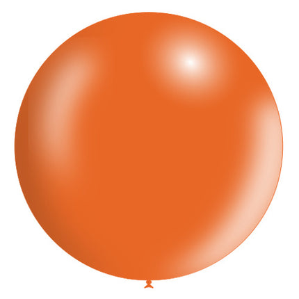 Ballon géant orange XL Metallic 91cm