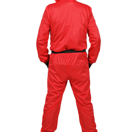 Jeu de calmar Costume Rouge Enfant Carré