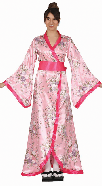 Kimono Costume Rose Dames