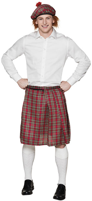 Kilt écossais rouge