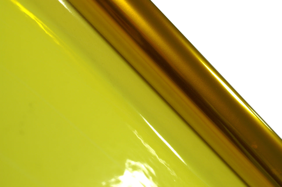 Rouleau de cellophane jaune 70cm 5m