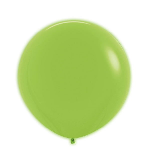 Ballons vert fluo 61cm 10pcs