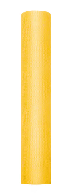 Rouleau de tulle jaune 30cm 9m