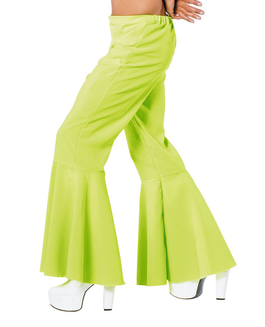 Pantalon Hippie Vert Citron Vert