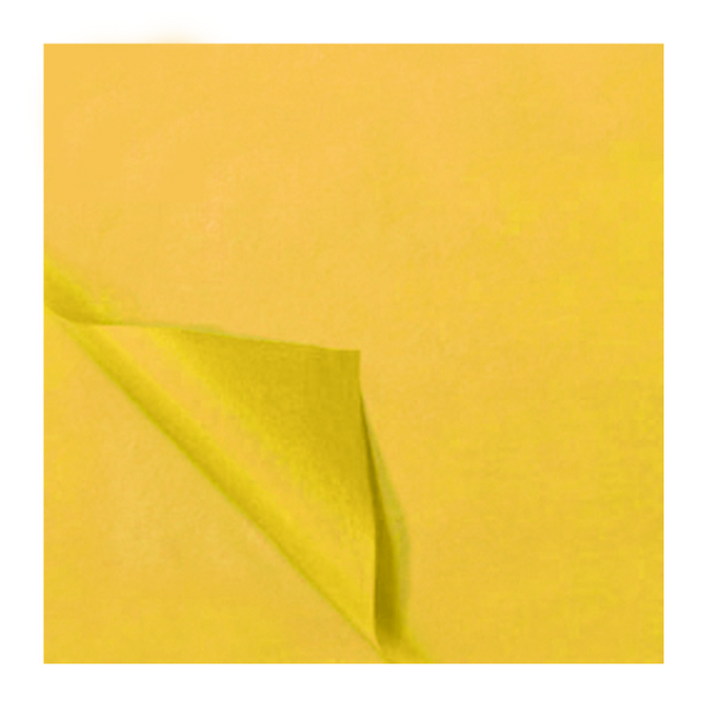 Papier de soie jaune 50x70cm 25pcs