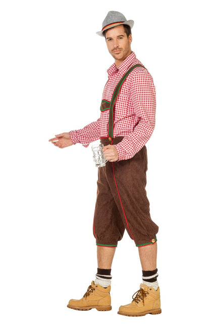 Lederhosen Marron Hommes Longs