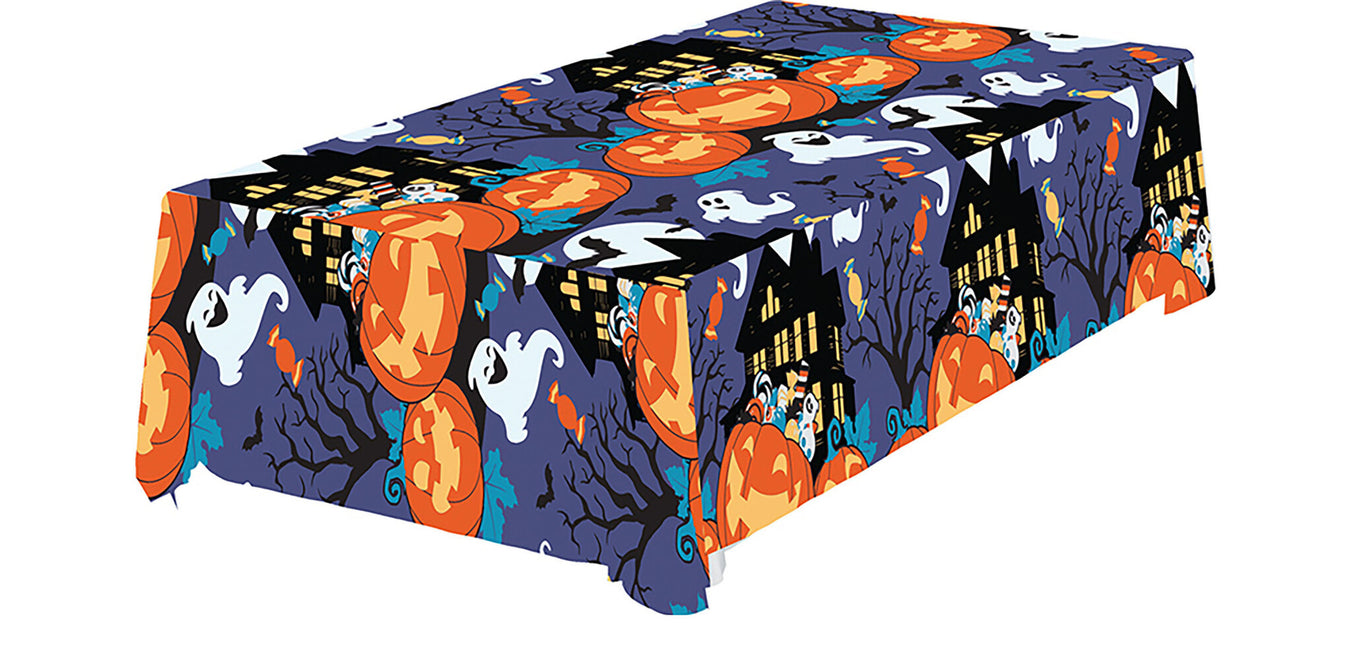 Nappe d'Halloween Fantômes 2.74m