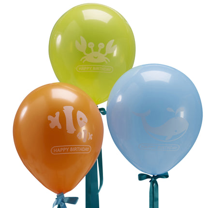 Ballons Créatures de mer 22cm 3pcs