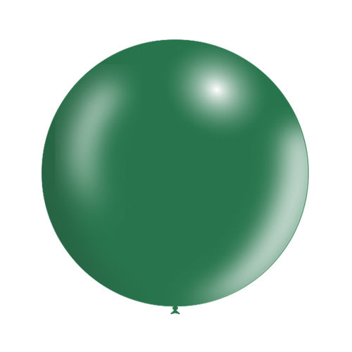 Ballon géant vert foncé métallisé 60cm