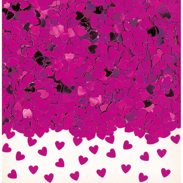 Coeurs Confetti Fuchsia 14g
