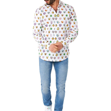 Chemise Pixel Pokémon Hommes OppoSuits