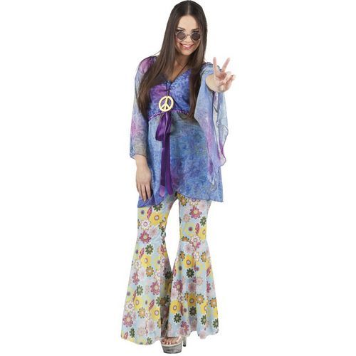 Costume Hippie Dames Fleurs