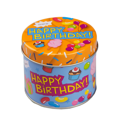 Boîte de bonbons Happy Birthday 9cm