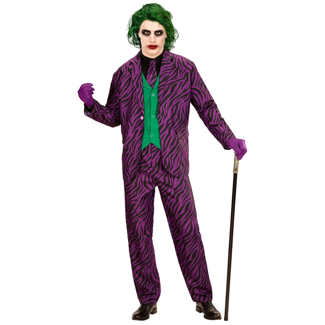 Costume de Joker Violet Homme 3 pièces