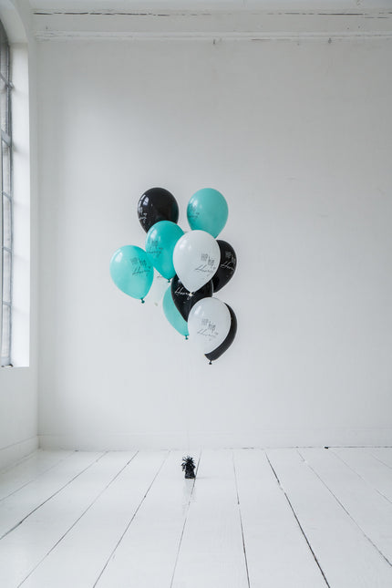 Hip Hip Hooray Balloons 30cm 12pcs