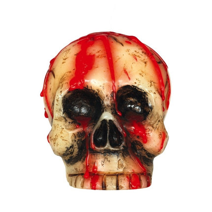 Bougie d'Halloween Bloody Skull 10cm