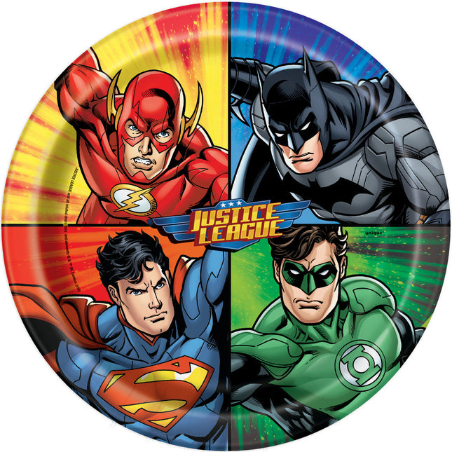 Justice League Assiettes 23cm 8pcs