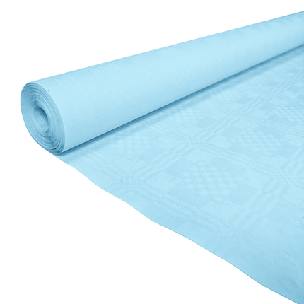 Nappe en papier bleu clair 8m