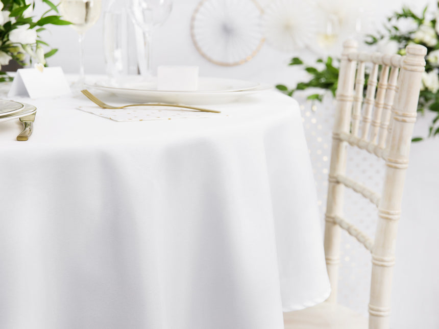 Nappe blanche ronde 2.3m