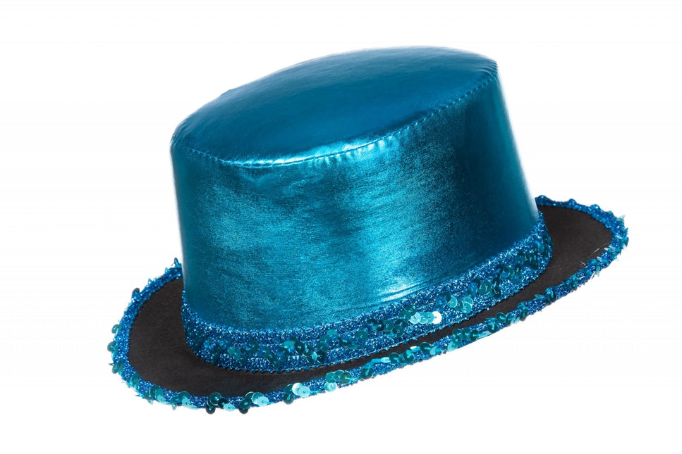 Chapeau bleu avec bande