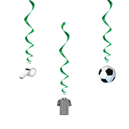 Décoration suspendue de football 66cm 3pcs