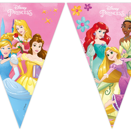 Ligne de drapeaux des princesses